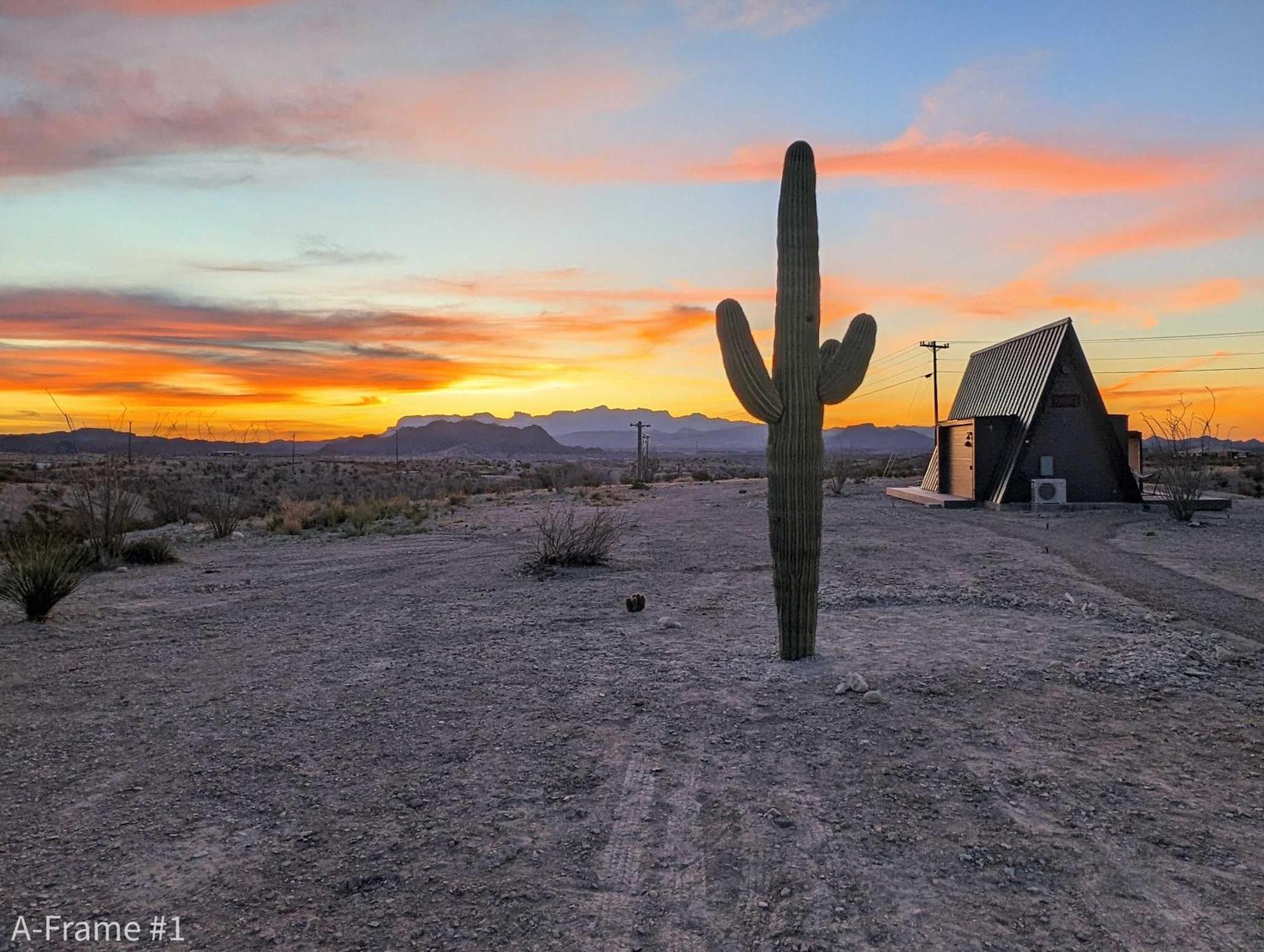 Holiday home Stardust Big Bend Luxury A-frame #6 With A Great View Terlingua